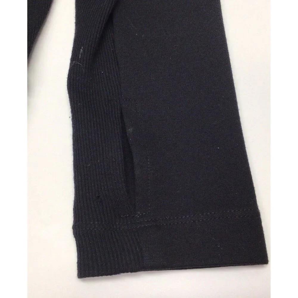 Cabi Relax Convertible Stretch Ponte Knit Long Black Zip Jacket 5655 Sz Medium - Picture 12 of 14